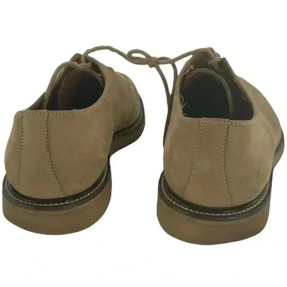 Joseph Abboud Men's Tan Leather Round Toe Wing Tip Lace Up Dress Shoes Size 12D - Picture 3 of 6